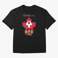 Canada 2026 Oversized T-Shirt Step into FIFA World Cup 2026 Built around Neymar, Argentina and Brazil Energy, Championship Spirit, Famous Goals, Roaring Crowds and International Football Unity; Great for Watch Parties, Sports Bars, Family Nights,