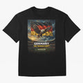 Germany Die Mannschaft - World Cup 2026 Soccer Fan Tee Oversized T-Shirt Capture Stadium Memories from FIFA World Cup 2026 Group Stage Spirit, Featuring England and Germany, Messi and Cristiano Ronaldo, Football Festival Excitement, Trophy