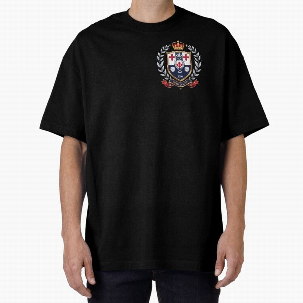 England World Cup 2026 Oversized T-Shirt Make Every Kick Count in FIFA World Cup 2026 Group Stage Celebrating Mbappe, France and Portugal Energy, Football Passion, Legendary Performances, Festival Vibes and Supporter Community; Perfect for