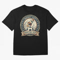 Houston 2026 World Cup Host City Vintage Football Badge ¡ª Rocket City Space Soccer Crest Design Oversized T-Shirt Show Support during FIFA World Cup 2026 for Fans of Messi and Cristiano Ronaldo and Netherlands, Bringing Vintage Soccer Flavor,