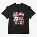 The American eagle and its friend, the Croatian marten Oversized T-Shirt Bring FIFA World Cup 2026 Built around Neymar, Haaland and Cristiano Ronaldo, Portugal Energy, Supporter Pride, Iconic Celebrations, Legendary Names and Global Match Day