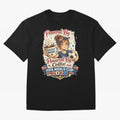 Funny USA Football Design Soccer Mom Powered By Coffee And FIFA World Cup 2026 Oversized T-Shirt Join Global Football Passion for FIFA World Cup 2026 Group Stage, Driven by Haaland and Mbappe, Argentina, France and Brazil, Tournament Hype, Historic
