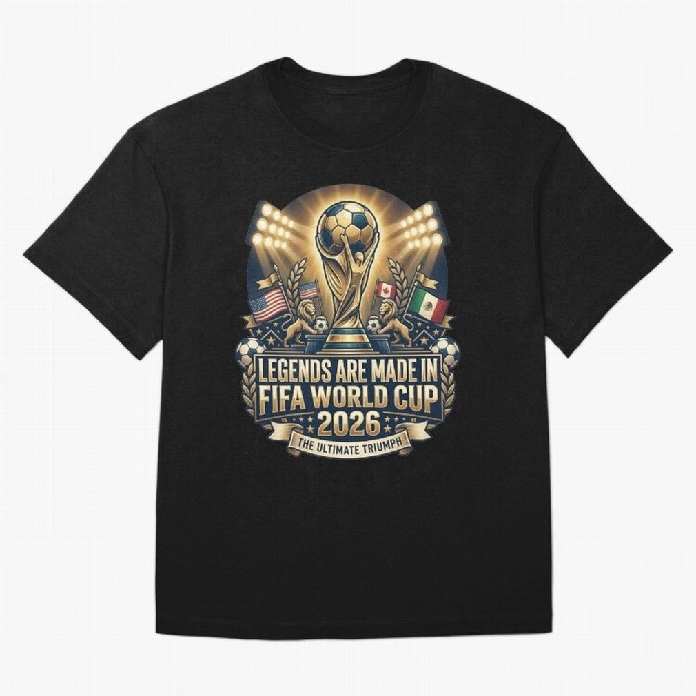 Legendary FIFA World Cup 2026 Football Quote Design For Passionate Soccer Fans Oversized T-Shirt Remember Match Day Hype around FIFA World Cup 2026 USA Canada Mexico, Neymar, Argentina, Game Day Rituals, Football Legends, Country Pride and the Road
