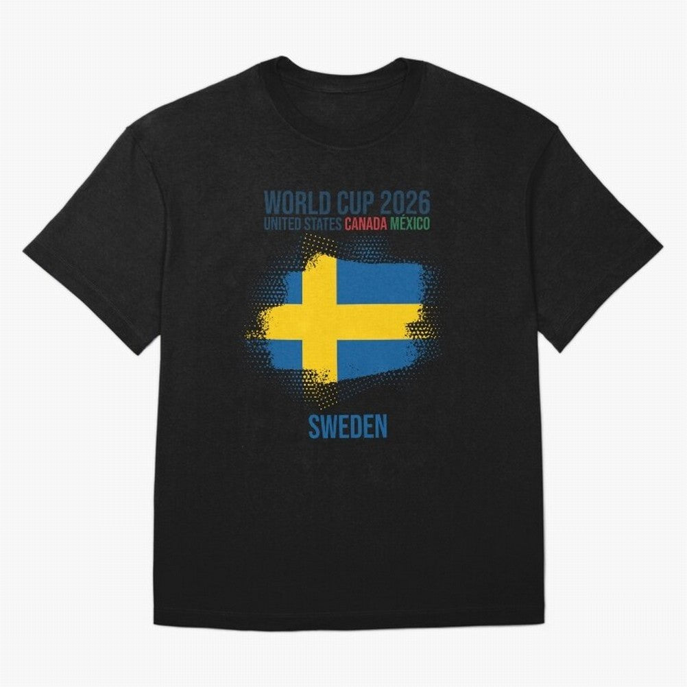 SWEDEN WORLD CUP 2026 Oversized T-Shirt Wear the Spirit of FIFA World Cup 2026 Highlighting CR7, England and Germany Energy, Global Supporter Spirit, Legendary Goals, National Colors and Tournament Celebration; Made for Collectors Who Enjoy Iconic
