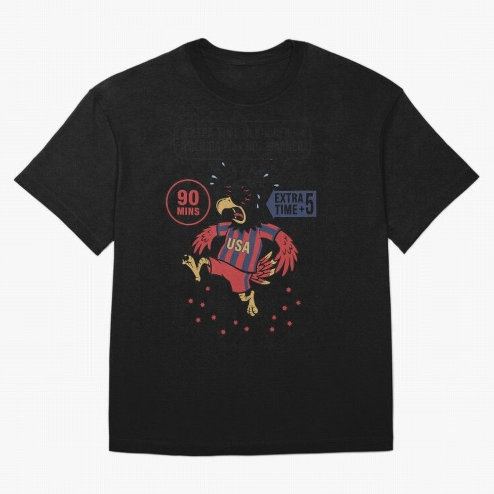 Extra Time ¡ª America Was Not Warned V1 Oversized T-Shirt Honor the Football Icons of FIFA World Cup 2026 USA Canada Mexico Driven by Mbappe and Neymar, Netherlands Energy, Soccer Culture, Superstar Moments, National Team Dreams and Competitive
