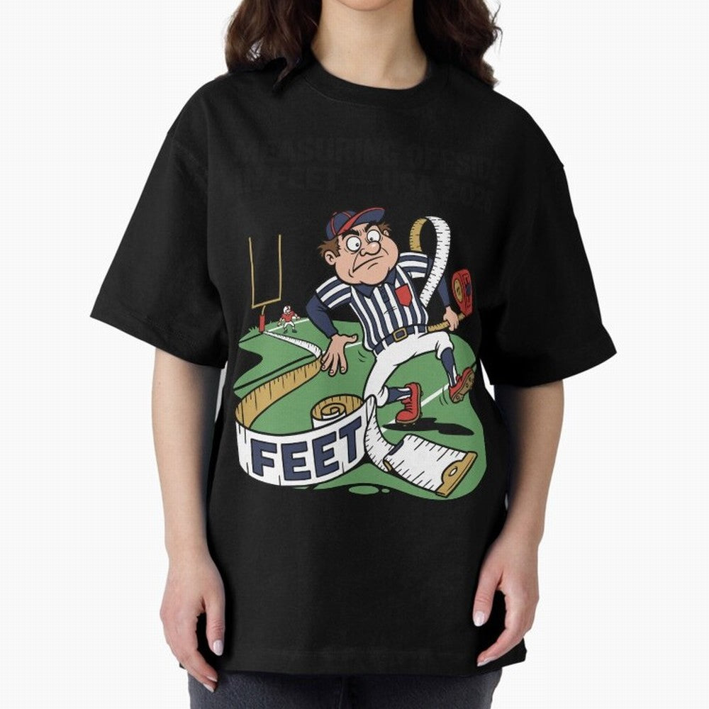 Measuring Offside in Feet ¡ª USA 2026 V2 Oversized T-Shirt Feel the Roar of the FIFA World Cup 2026 USA Canada Mexico Journey through Cristiano Ronaldo, Haaland and CR7 Highlights, Netherlands Pride, Champion Mindset, Group Stage Buzz, Knockout