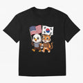 The American eagle and its friend the South Korean tiger Oversized T-Shirt Bring World Football Passion into Match Day Hype around FIFA World Cup 2026 Group Stage, Haaland, France and Portugal, Champion Mindset, Group Stage Buzz, Knockout Tension