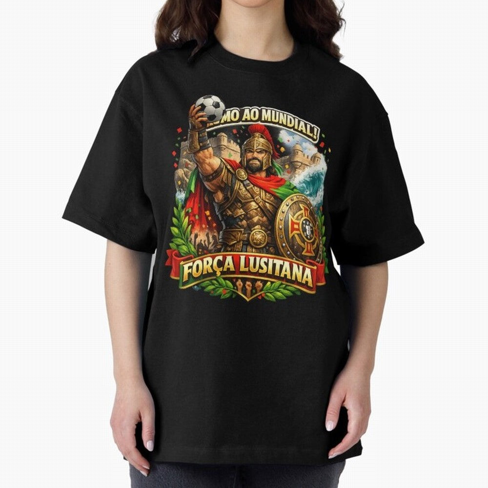 Portugal Rooster World Cup 2026 Fan Art Oversized T-Shirt Honor FIFA World Cup 2026 for Fans of Messi, Neymar and Mbappe and Netherlands, Bringing Football Passion, Legendary Performances, Festival Vibes and Supporter Community; Made for Collectors