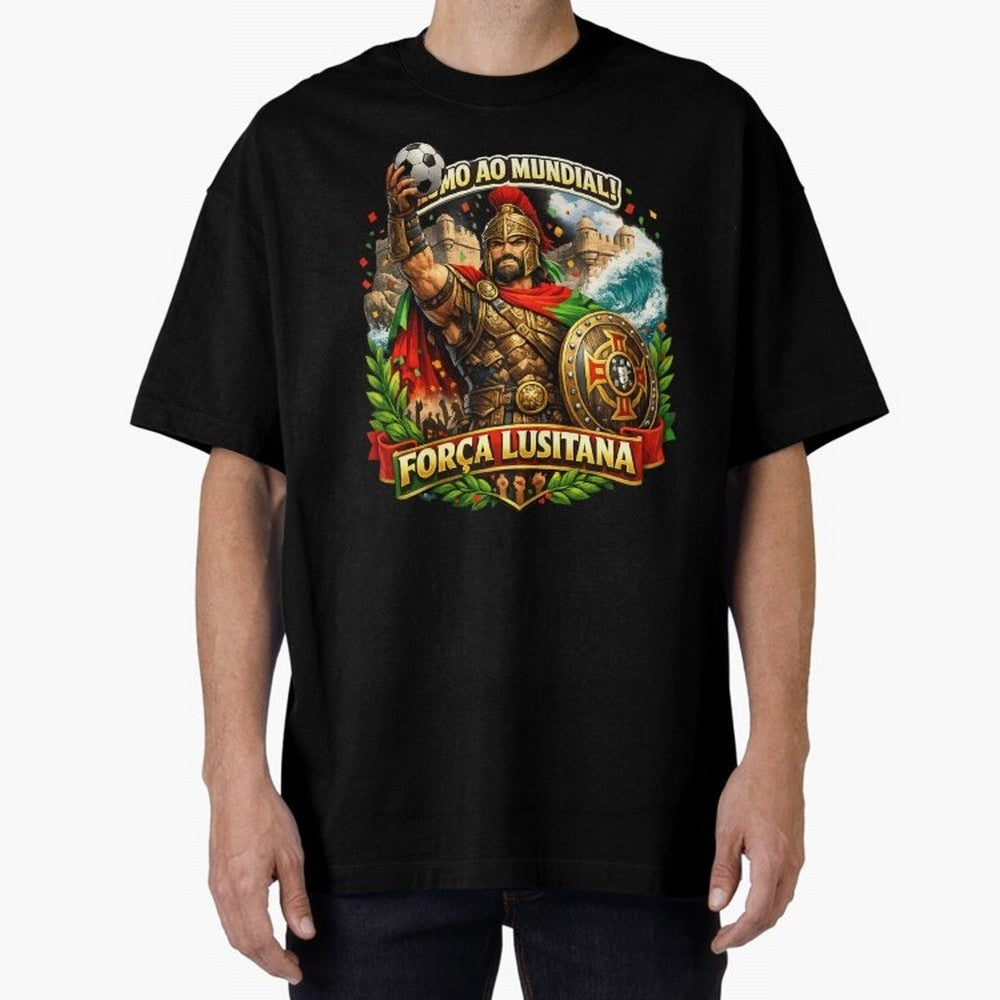 Portugal Rooster World Cup 2026 Fan Art Oversized T-Shirt Honor FIFA World Cup 2026 for Fans of Messi, Neymar and Mbappe and Netherlands, Bringing Football Passion, Legendary Performances, Festival Vibes and Supporter Community; Made for Collectors