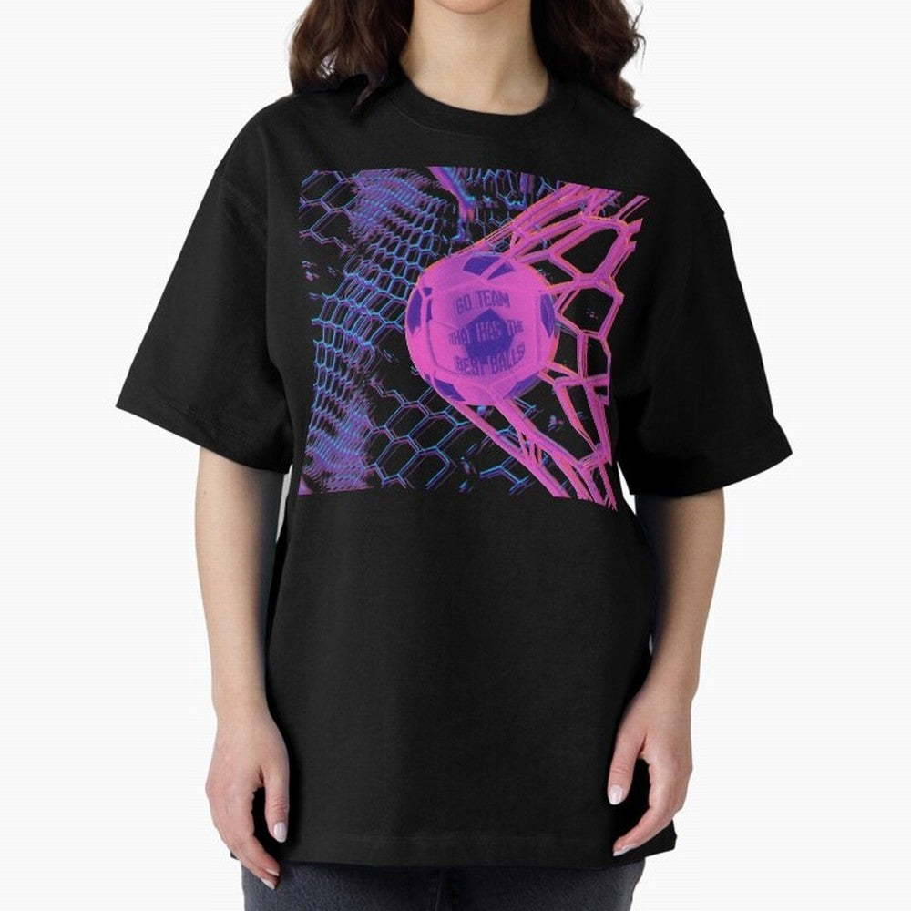 GO TEAM! Oversized T-Shirt Bring International Match Energy to FIFA World Cup 2026 Group Stage Filled with Haaland, Argentina Energy, Vintage Soccer Flavor, Modern Football Stars, National Flags and Final Night Emotion; Perfect for Fans,
