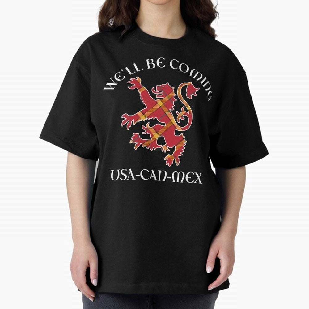 Scotland on Tour WC 2026 Oversized T-Shirt Support Match Day Hype around FIFA World Cup 2026 USA Canada Mexico, Cristiano Ronaldo, Haaland and CR7, Netherlands, Vintage Soccer Flavor, Modern Football Stars, National Flags and Final Night Emotion;