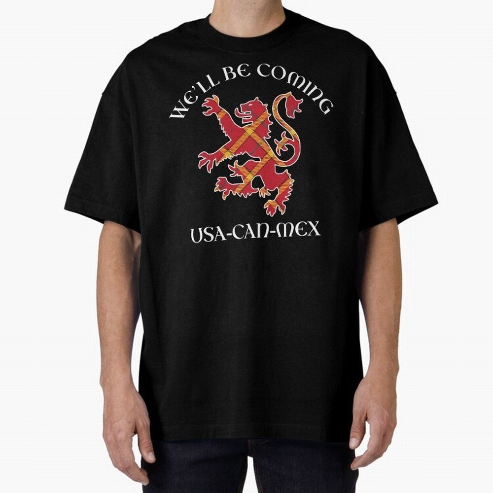 Scotland on Tour WC 2026 Oversized T-Shirt Support Match Day Hype around FIFA World Cup 2026 USA Canada Mexico, Cristiano Ronaldo, Haaland and CR7, Netherlands, Vintage Soccer Flavor, Modern Football Stars, National Flags and Final Night Emotion;