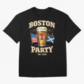 Boston T?Party Scotland Football WC 2026 Oversized T-Shirt Follow Every Goal of FIFA World Cup 2026 USA Canada Mexico for Fans of CR7 and England, France and Netherlands, Bringing Championship Spirit, Famous Goals, Roaring Crowds and International