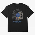 World cup 26 - Curacao Oversized T-Shirt Treasure Match Day Hype around FIFA World Cup 2026 USA Canada Mexico, Mbappe, Netherlands, Champion Mindset, Group Stage Buzz, Knockout Tension and Passionate Fan Culture; Made for Die Hard Supporters,