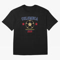 Colombia ¡ª Vintage Soccer Tee Oversized T-Shirt Keep the Legacy of Global Football Passion for FIFA World Cup 2026 Group Stage, Made for Mbappe, Netherlands, Tournament Hype, Historic Matchups, Family Viewing Parties and Global Sports Pride; Ideal