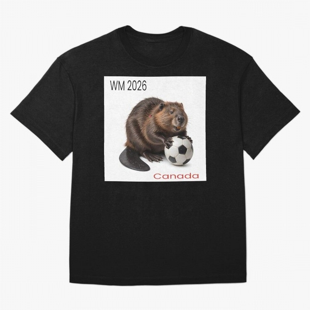 Canadian beaver invites you to World Cup 2026 in USA, Canada and Mexico Oversized T-Shirt Bring FIFA World Cup 2026 USA Canada Mexico for Fans of CR7 and Messi and Argentina, Bringing Championship Spirit, Famous Goals, Roaring Crowds and