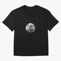 Sweden Football Oversized T-Shirt Honor the Football Icons of Match Day Hype around FIFA World Cup 2026, Mbappe, England and Germany, Soccer Culture, Superstar Moments, National Team Dreams and Competitive Fire; Perfect for People Who Love