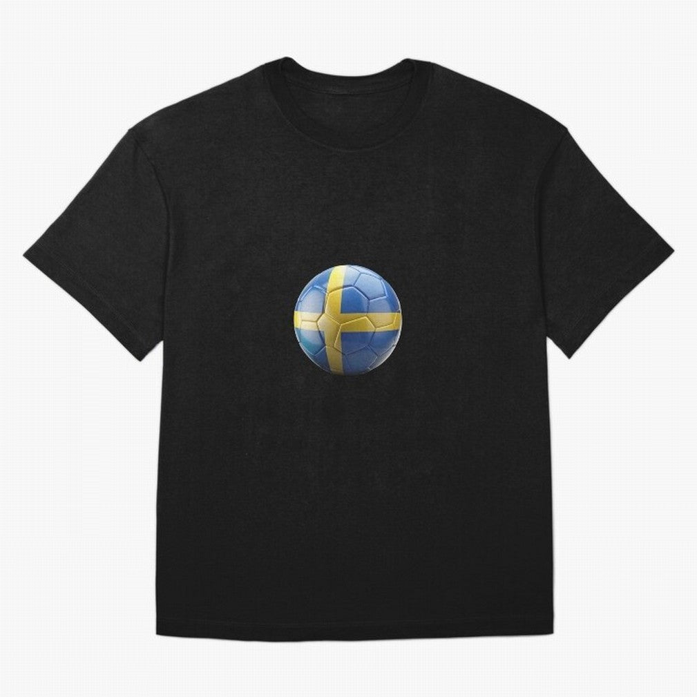 Sweden Football Oversized T-Shirt Honor the Football Icons of Match Day Hype around FIFA World Cup 2026, Mbappe, England and Germany, Soccer Culture, Superstar Moments, National Team Dreams and Competitive Fire; Perfect for People Who Love