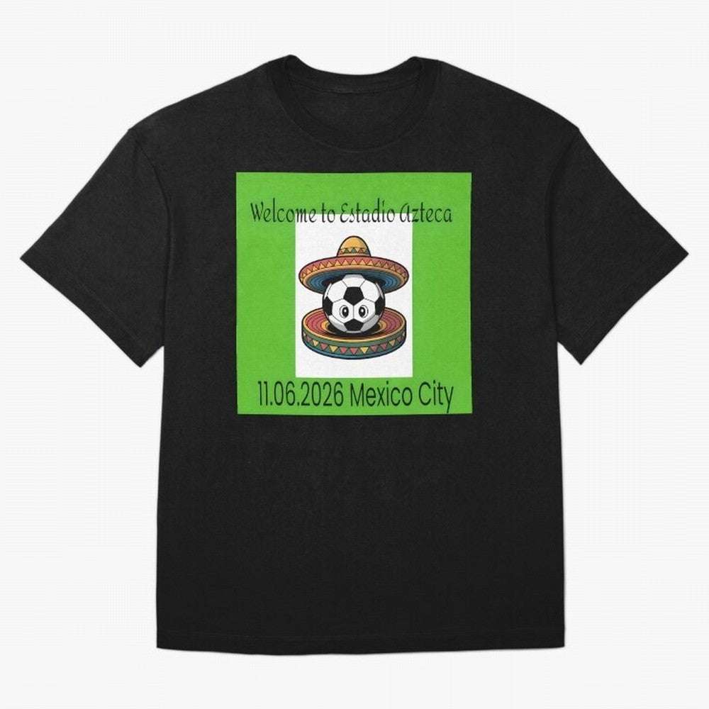 Welcome to Estadio Azteca Mexico City June 11, 2026 Oversized T-Shirt Experience the Global Stage of FIFA World Cup 2026 USA Canada Mexico Spirit, Made for England, Mbappe, Football History, Final Match Energy, Crowd Noise and Once in a Lifetime