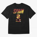 Spain Football World Cup 2026 - La Roja Stars Loading Oversized T-Shirt Bring Global Tournament Vibes to Global Football Passion for FIFA World Cup 2026 Group Stage, Celebrating Cristiano Ronaldo, Haaland and CR7, England and Germany, Football