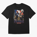 France Football World Cup 2026 Retro Rooster Kick - Les Bleus Oversized T-Shirt Relive Legendary Nights from FIFA World Cup 2026 Spirit, Celebrating France and Portugal, CR7, Tournament Hype, Historic Matchups, Family Viewing Parties and Global