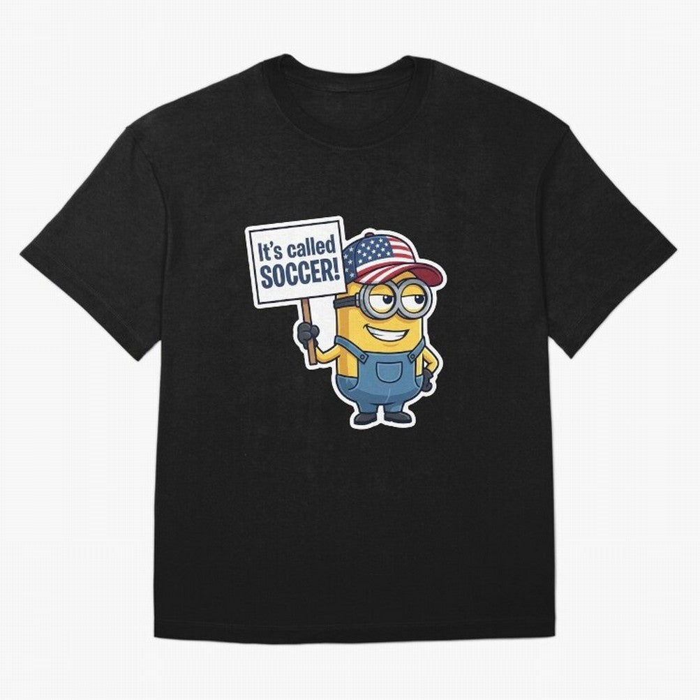 It's Called Soccer! - Funny US Football Meme (Soccer v Football) v1 Oversized T-Shirt Bring Trophy Dreams to the FIFA World Cup 2026 USA Canada Mexico Journey through Haaland and Mbappe Highlights, Portugal, Spain and Germany Pride, Tournament