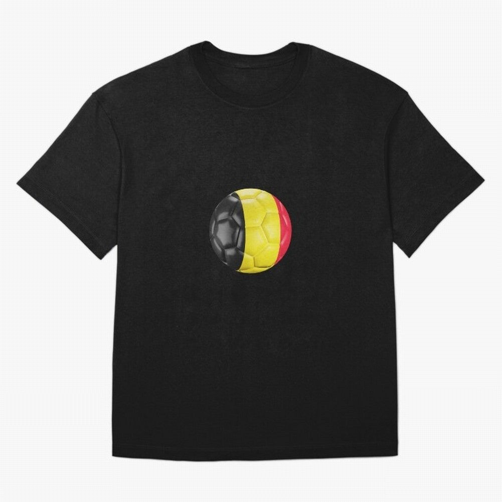 Belgium Football Oversized T-Shirt Make Game Day About Global Football Passion for FIFA World Cup 2026 USA Canada Mexico, Celebrating Neymar, England, France and Netherlands, Champion Mindset, Group Stage Buzz, Knockout Tension and Passionate Fan