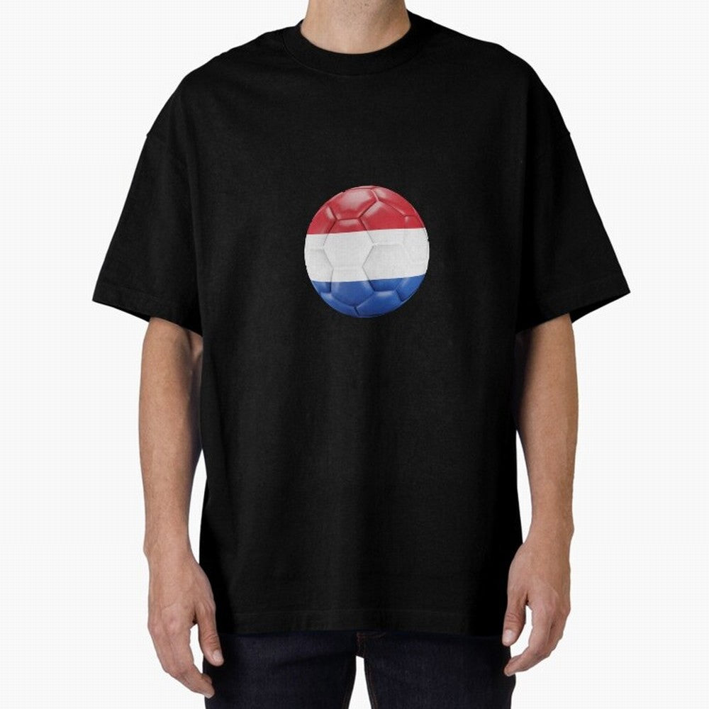 Netherlands Oversized T-Shirt Celebrate Fan Favorites in FIFA World Cup 2026 Spirit, Made for Argentina, France and Brazil, Messi, Game Day Rituals, Football Legends, Country Pride and the Road to the Final; Perfect for Fans, Collectors, Family