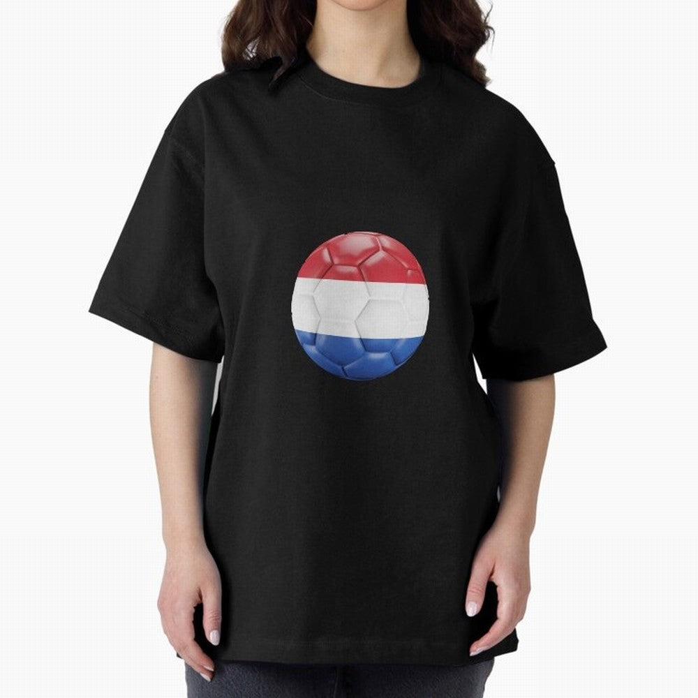 Netherlands Oversized T-Shirt Celebrate Fan Favorites in FIFA World Cup 2026 Spirit, Made for Argentina, France and Brazil, Messi, Game Day Rituals, Football Legends, Country Pride and the Road to the Final; Perfect for Fans, Collectors, Family