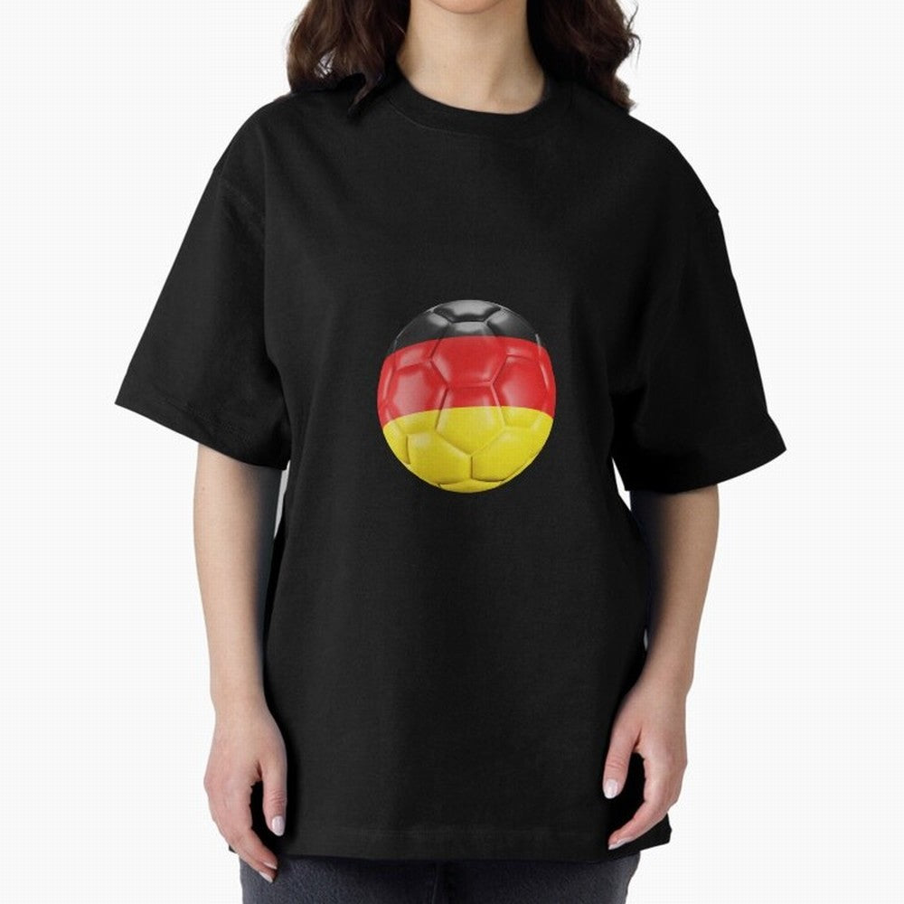 Germany Oversized T-Shirt Mark FIFA World Cup 2026 USA Canada Mexico with Mbappe, Brazil Energy, Sports Nostalgia, International Competition, Famous Players and Unforgettable Victories; Great for Watch Parties, Sports Bars, Family Nights, Fan Clubs