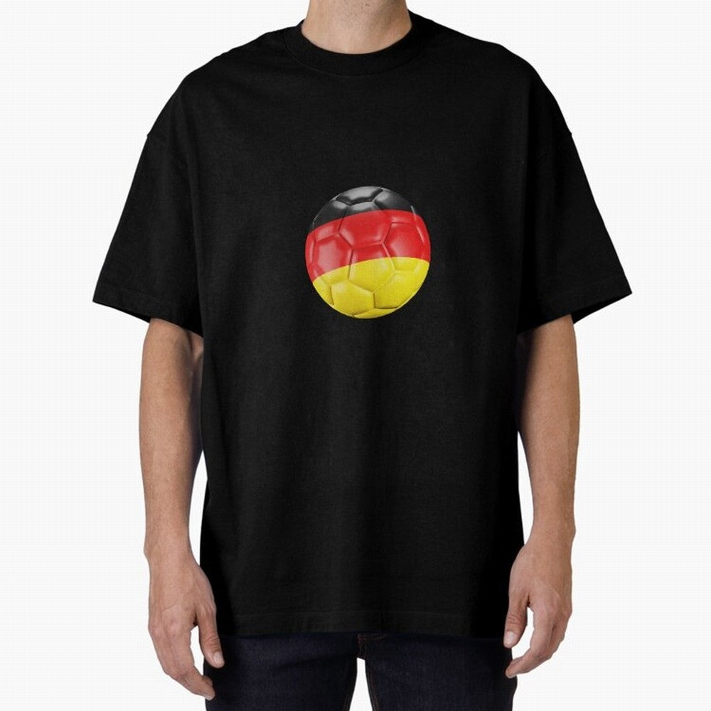 Germany Oversized T-Shirt Mark FIFA World Cup 2026 USA Canada Mexico with Mbappe, Brazil Energy, Sports Nostalgia, International Competition, Famous Players and Unforgettable Victories; Great for Watch Parties, Sports Bars, Family Nights, Fan Clubs