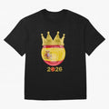 Spain Football Champion Crown 2026 Oversized T-Shirt Keep the Match Day Mood of the FIFA World Cup 2026 Group Stage Journey through Messi, Neymar and Mbappe Highlights, England Pride, Classic Soccer Heritage, Championship Pressure, Fan Loyalty and