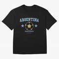 Argentina 2026 ¡ª Vintage Soccer Tee Oversized T-Shirt Show Fan Pride Across FIFA World Cup 2026 Group Stage Spirit, Built around Spain, Mbappe and Neymar, Vintage Soccer Flavor, Modern Football Stars, National Flags and Final Night Emotion;