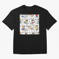Chibi Soccer Cats 2026 - Cute Football Kittens Pattern Oversized T-Shirt Live for the Drama of FIFA World Cup 2026 Spirit, Filled with France and Portugal, Messi, Neymar and Mbappe, Soccer Culture, Superstar Moments, National Team Dreams and