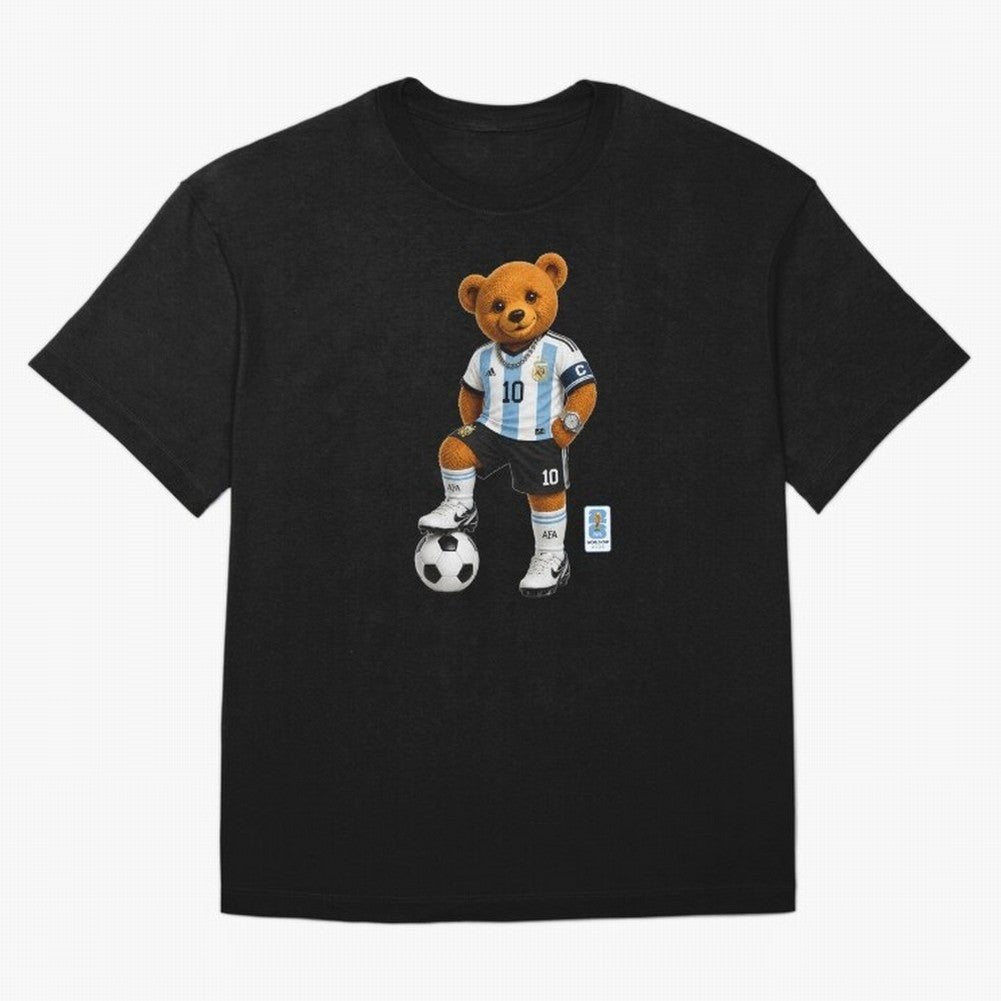 Argentina Soccer Bear World Cup Teddy Bear Oversized T-Shirt Bring a Champion Mindset to Match Day Hype around FIFA World Cup 2026 USA Canada Mexico, CR7 and Messi, Germany, Football History, Final Match Energy, Crowd Noise and Once in a Lifetime