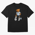 Argentina Soccer Bear World Cup Teddy Bear Oversized T-Shirt Bring a Champion Mindset to Match Day Hype around FIFA World Cup 2026 USA Canada Mexico, CR7 and Messi, Germany, Football History, Final Match Energy, Crowd Noise and Once in a Lifetime