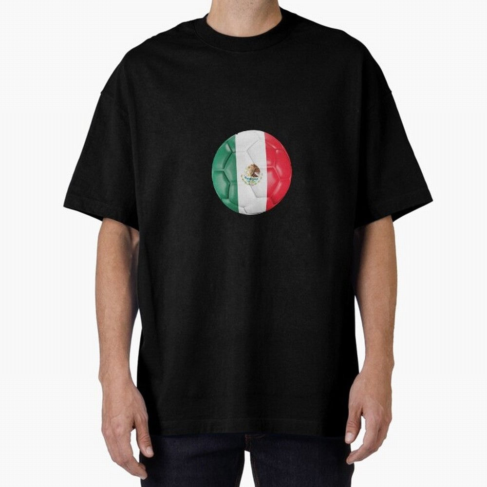 Mexico Football Oversized T-Shirt Stand Out with Spirit from FIFA World Cup 2026 Group Stage for Fans of CR7 and Messi and Netherlands, Bringing Supporter Pride, Iconic Celebrations, Legendary Names and Global Match Day Energy; Made for Collectors