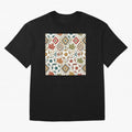 2026 World Cup Unity: Aztec & Maple Soccer Pattern Oversized T-Shirt Feel International Energy from FIFA World Cup 2026 USA Canada Mexico Spirit, Centered on Portugal, Spain and Germany, Messi, CR7 and Mbappe, Game Day Rituals, Football Legends,