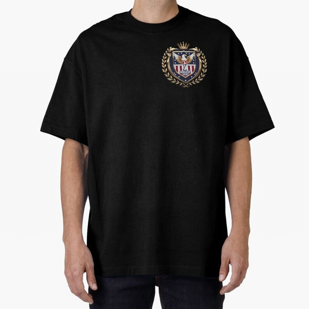 USA World Cup 2026 Oversized T-Shirt Bring World Football Passion into FIFA World Cup 2026 Spirit, Built around Netherlands, Messi, Neymar and Mbappe, Vintage Soccer Flavor, Modern Football Stars, National Flags and Final Night Emotion; Ideal for