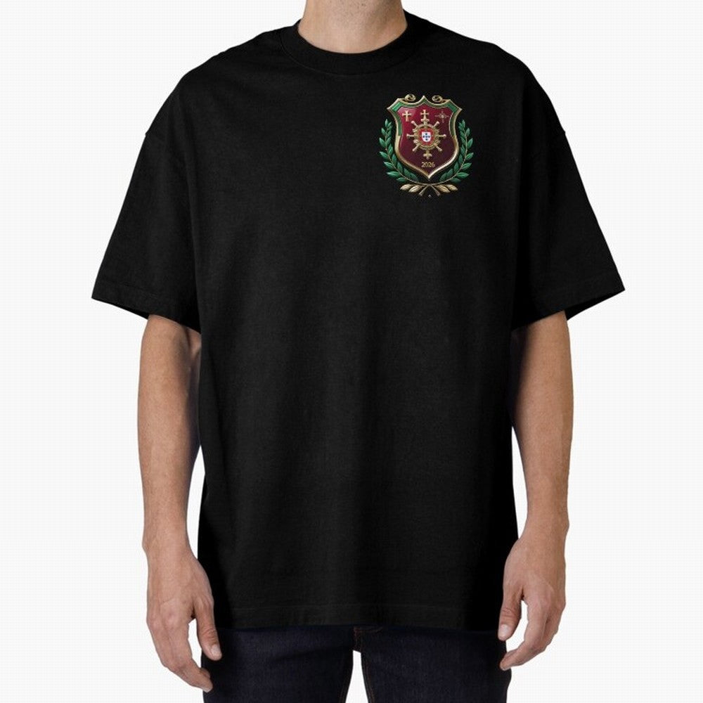 Portugal World Cup 2026 Oversized T-Shirt Celebrate Football Heritage in FIFA World Cup 2026 USA Canada Mexico Connected to Messi and Cristiano Ronaldo, Portugal, Spain and Germany Energy, Soccer Culture, Superstar Moments, National Team Dreams and