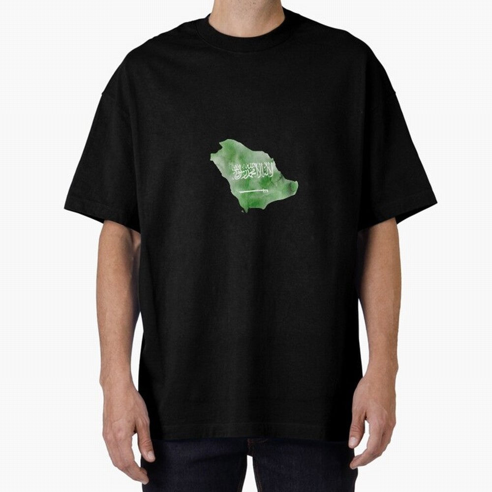 Saudi Arabia Oversized T-Shirt Show Passion for the Stars of Match Day Hype around FIFA World Cup 2026 USA Canada Mexico, Neymar, Haaland and Cristiano Ronaldo, England, France and Netherlands, Goal Celebration Energy, Supporter Heritage, Football