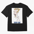 Harry Kane Caricature Print Oversized T-Shirt Celebrate Unforgettable Nights in Global Football Passion for FIFA World Cup 2026 USA Canada Mexico, Built around Messi, Neymar and Mbappe, England, Soccer Culture, Superstar Moments, National Team