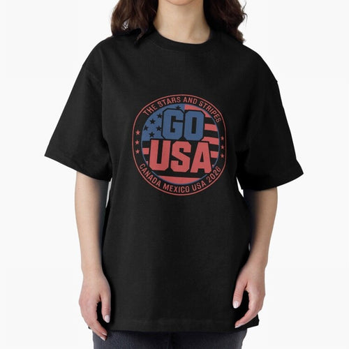 2026 USA Soccer Mexico Canada Oversized T-Shirt Bring Trophy Dreams to FIFA World Cup 2026 USA Canada Mexico Centered on Mbappe, Brazil, Portugal and Argentina Energy, Stadium Chants, National Pride, Trophy Dreams and Unforgettable Football