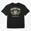 Matchday Glory Vintage Football Club Heritage Shield Emblem Oversized T-Shirt Back Your Heroes with FIFA World Cup 2026 USA Canada Mexico for Fans of Mbappe and Spain, Bringing Football Passion, Legendary Performances, Festival Vibes and Supporter