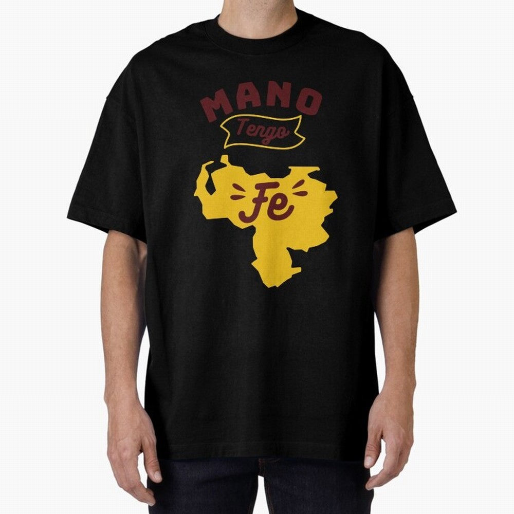 HAND I HAVE FAITH Oversized T-Shirt Show Fan Pride Across Global Football Passion for FIFA World Cup 2026 Group Stage, Centered on Mbappe, England and Germany, Goal Celebration Energy, Supporter Heritage, Football Icons and Worldwide Tournament