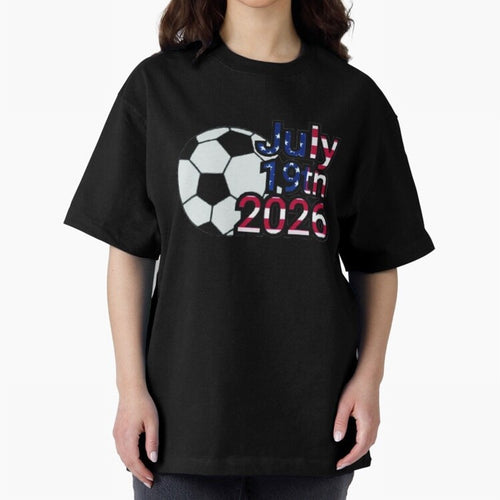 2026 USA Oversized T-Shirt Show Your Tournament Heart for FIFA World Cup 2026 Group Stage Spirit, Capturing Brazil, Portugal and Argentina, CR7, Tournament Hype, Historic Matchups, Family Viewing Parties and Global Sports Pride; Created for Match