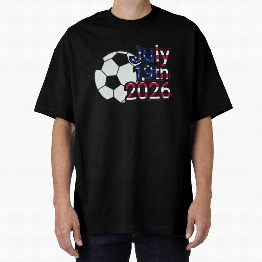 2026 USA Oversized T-Shirt Show Your Tournament Heart for FIFA World Cup 2026 Group Stage Spirit, Capturing Brazil, Portugal and Argentina, CR7, Tournament Hype, Historic Matchups, Family Viewing Parties and Global Sports Pride; Created for Match