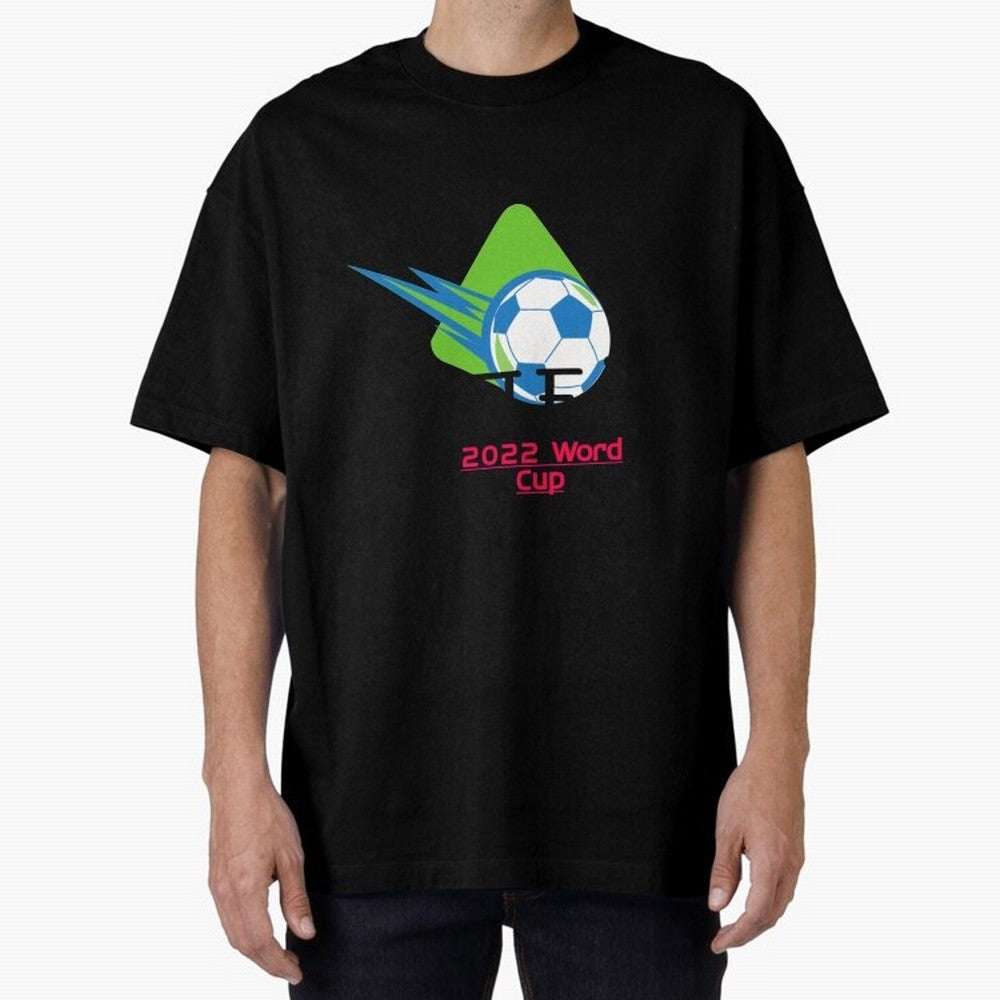 FIFA 2022 FOOTBALL WORLD CUP Upcoming World Cup design Oversized T-Shirt Feel FIFA World Cup 2026 Group Stage for Fans of CR7 and Brazil, Bringing Sports Nostalgia, International Competition, Famous Players and Unforgettable Victories; Made for