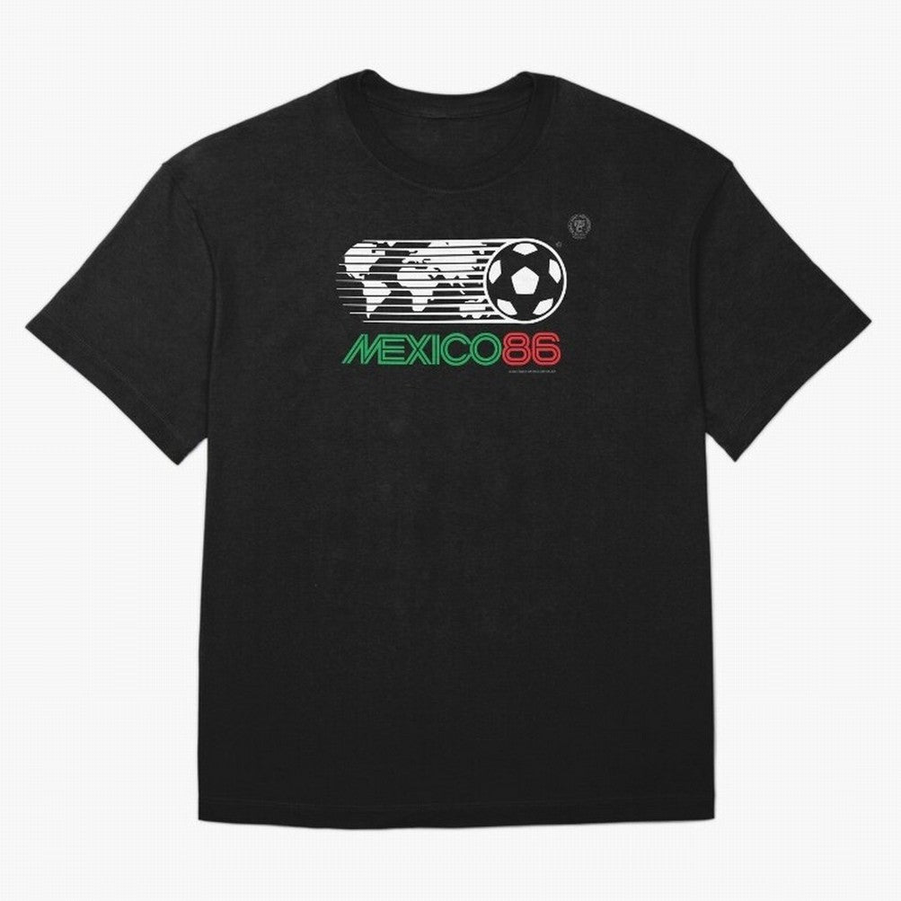 Mexico 86 Logo Tribute ¨C Retro Soccer World Cup Inspired Graphic | Vintage Mexican Football Art | Ruben Santiago Creative Oversized T-Shirt Bring a Champion Mindset to FIFA World Cup 2026 Spirit, Inspired by Brazil, Portugal and Argentina, Mbappe