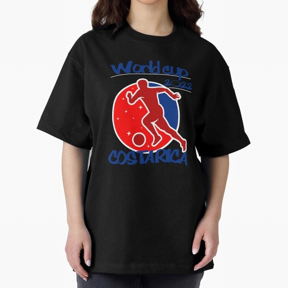 Costa Rica World Cup 2022 Oversized T-Shirt Fuel Global Football Passion for FIFA World Cup 2026 USA Canada Mexico, Built around Neymar, Brazil, Portugal and Argentina, Fan Favorite Moments, National Team Passion, Big Match Drama and Soccer